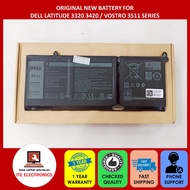 ORIGINAL NEW G91J0 DELL LATITUDE 3320 3420 3520 INSPIRON 3515 3511 3520 5410 SERIES BATTERY 41Wh PG8