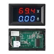 High quality DC 100V 10A voltmeter ammeter Blue + Red LED amp meter Ampere voltage Double digital di