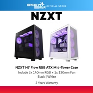 NZXT H7 Flow RGB ATX Mid-Tower Case - Black/White