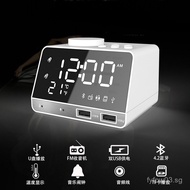 K K11 New Style Wireless Alarm Clock Bluetooth Speaker USB Mobile Phone Charging LED Mirror Smart Ra