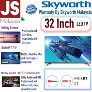 Skyworth Smart TV 32 inch with YouTube Netflix Infinity Screen 32TB5000 [2 Years Warranty]