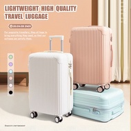 TIYFIY Travel Luggage Lightweight 20/24/28 Inch Macaron Color ABS+PC Suitcase Trolley Bag beg bagasi