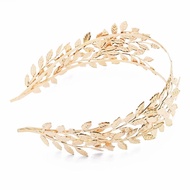 New French Wedding Headband Bride's Bridesmaid Leaves Princess Female Headband Etiquette Photography