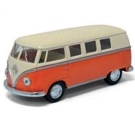 Kinsmart - 1962 volkswagen classical bus red mars
