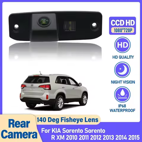 CCD Full HD Rear View Camera For KIA Sorento Sorento R XM 2010 2011 2012 2013 2014 2015 Car Reverse 