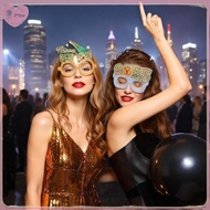 【Z*Star】 2026 New Year ck Gold Glasses New Year's Eve Theme Party Decoration Glasses Frame Christmas