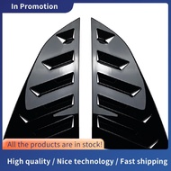 Car Bright Black Rear Window Louver Shutter Cover Trim Part for   Mk6  2018-2023
