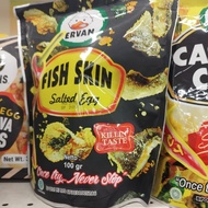 Ervan Fish Skin Salted Egg Spicy 100gr