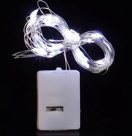 藍/白/暖黃 Led 小燈串 （一米或兩米）快閃/慢閃/長開三種功能 （*已包電池）裝飾 / 佈置 /求婚/ 聖誕