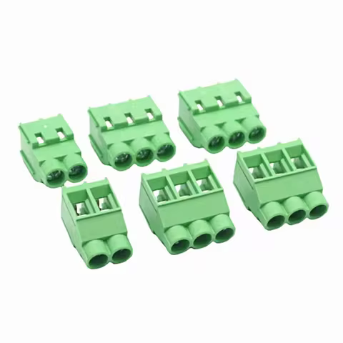 5Pcs Spacing 6.35MM 7.62MM 9.5MM Screw PCB Terminal Block Connector KF635 KF762 KF950 2Pin 3Pin 300V