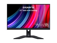GIGABYTE M27Q-SA-R 27" 170Hz 1440P KVM Gaming Monitor, 2560 x 1440 SS IPS Display, 0.5ms (MPRT) Resp