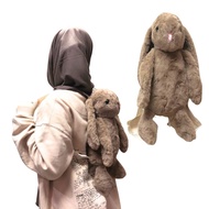 Bunny Fur Bag Wanita Shoulder Bag Shoulder Bag Fur Shoulder Bag Shoulder Carrier Bunny Doll Backpack