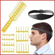 Hair Trimming Guide Hair Clipper Guide Comb Guard Set Fade Comb Hair Band Template Comb Teeth Access