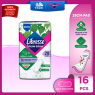 Libresse Daun Sirih Maxi Non-Wings 28cm (16s) - Soft, Quick Absorption Pad