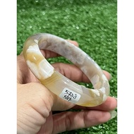 57mm sakura agate bangle