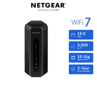 NETGEAR Nighthawk WiFi 7 Router (RS700S): Tri-Band Up to 3500 sq ft 10 Gig Internet BE19000 19Gbps