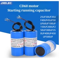 cd60 motor starting capacitor single phase water pump capacitor 450v cbb60 motor starting capacitor