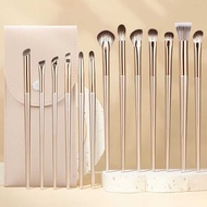 3ce15 Eyeshadow Brush Set Blade Eyeliner Brush Nose Shadow Brush Dot Color Blush Brush Loose Powder 