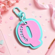 GANTUNGAN Initial Keychain Name AZ | Custom Initial 3D PrintKeychain | Personalized Bag Charm Aesthe