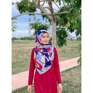 Hadeera Bawal Azalea 5.0 Series Bidang 48 chiffon premium Evian