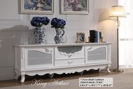 [WESTERN DESIGN] King Arthur 7 Feet Solid Wood TV Cabinet