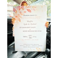 Welcome Board Design for Wedding/Ijab&Qabul/Events