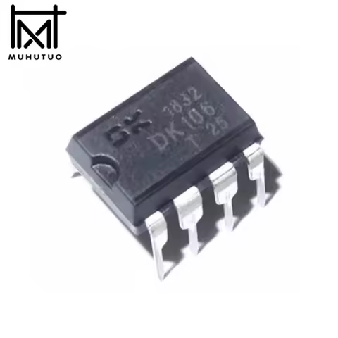 10PCS/LOT Original DK106, DK112, DK124, DK125, DK1203 through-hole DIP8 switching power supply chip 