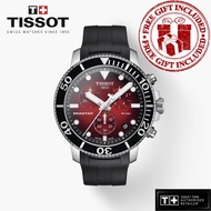 Tissot T120.417.17.421.00 Gent's Seastar 1000 Chronograph Silicone Rubber Watch
