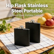 Portable Flask Steel Drinking Wine Bottle Wine Pocket Whiskey Flask Flask Hip Stainless