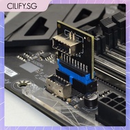 [Cilify.sg] USB 3.1 Type C Front Panel Socket Board USB3.0 19Pin to TYPE-E 20Pin Module