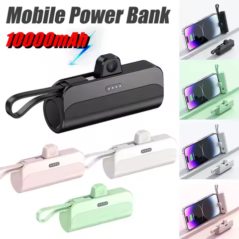 Power Bank 10000mAh Portable Charger Fast Charge Phone Spare External Battery Mini PoverBank ForiPho