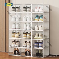 BW88/ Nordic Ikea  【Official direct sales】Hard Plastic Shoe Box Shoe Box Storage Box Transparent Net Red Shoe Cabinet Ac