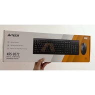 A4Tech USB Keyboard and Mouse Combo with Multimedia Hotkeys
