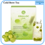 OSULLOC Sunshine Muscat Cold Brew Tea (2.5g × 20 Tea Bags) | Refreshing & Sweet Green Tea | Cold Bre