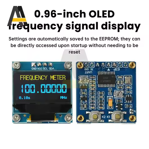 RF Frequency METER 1kHz~100MHz OLED Frequency Signal Display High-Precision Frequency Counter FOR Ha