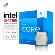 Intel i5-14100 14th Gen Desktop Processor Tray Type 4-Cores 8-Threads 4.7GHz CPU Support DDR4/DDR5