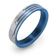 555jewelry แหวนสแตนเลส สตีล สำหรับผู้หญิง ลวดลายสวย พร้อมประดับด้วยเพชร CZ รุ่น 555-R086 - แหวนสแตนเลส แหวนผู้หญิง แหวนสวยๆ (R14)