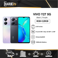 Vivo Y27 5G Smartphone (8GB RAM+128GB ROM) | Original Vivo Malaysia