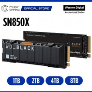 Western Digital WD Black SN850X M.2 2280 PCIe 4.0 x4 NVME SSD Internal Solid State Drive - 1TB / 2TB