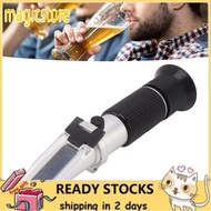 Magicstore Handheld Refractometer  Aluminum Milk Meter Quick Results 0 to 20 Percent Ergonomic Handl