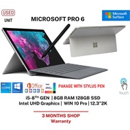 Microsoft Surface Pro 5 Intel Core I5  -7th Gen  12.3 INCH  2K MICROSOFT COVER KEYBOARD STYLUS PEN