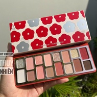 Cheeryep True (QIANYAN) eyeshadow palette 16 colors - Tone 12 (red flower palette)
