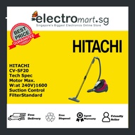 Hitachi CV-SF20V Bagless Vacuum Cleaner - Brilliant Red