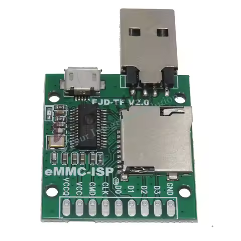 EMMC-ISP Flying Line Unlock Artifact Mobile Phone Brush AU6438BS Card Reader Free Disassembly of Wor