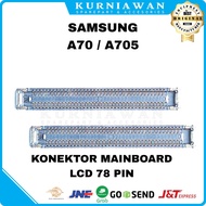 Samsung A70 A705 Mainboard Connector FPC 78 Pin Lcd Main Board Socket