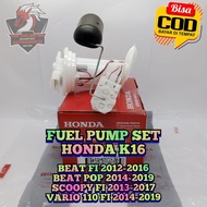 FUEL PUMP SATU SET KUALITAS ASLI ORIGINAL HONDA AHM K16 POMPA BENSIN /ROTAK DAN PELAMPUNG BEAT FI 20