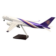 Thai Airways Scale 1:142 47cm A350 Thai Airline Airplane model with lights and wheels