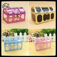 [8C15] Vintage Transparent Pirate Treasure Storage Box Candy Trinket for Jewelry [8C]