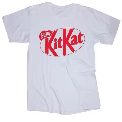 Kit Kat Logo White T Shirt candy bar chocolate