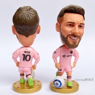 [FCS-SPORTS] Football Star Doll Keychain Miami Football Team Doll No. 10 Messi Pendant Doll Figure D